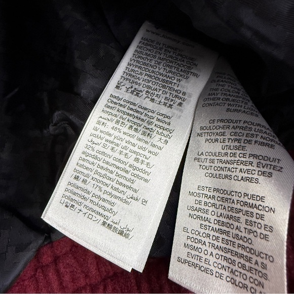 Pendleton x Tommy Hilfiger Rare Wool Blend Valley Stripe Tribal Bomber Jacket - Picture 10 of 11